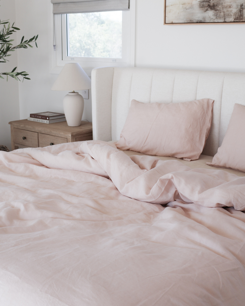Three Ways to Style the Blush Duvet Set