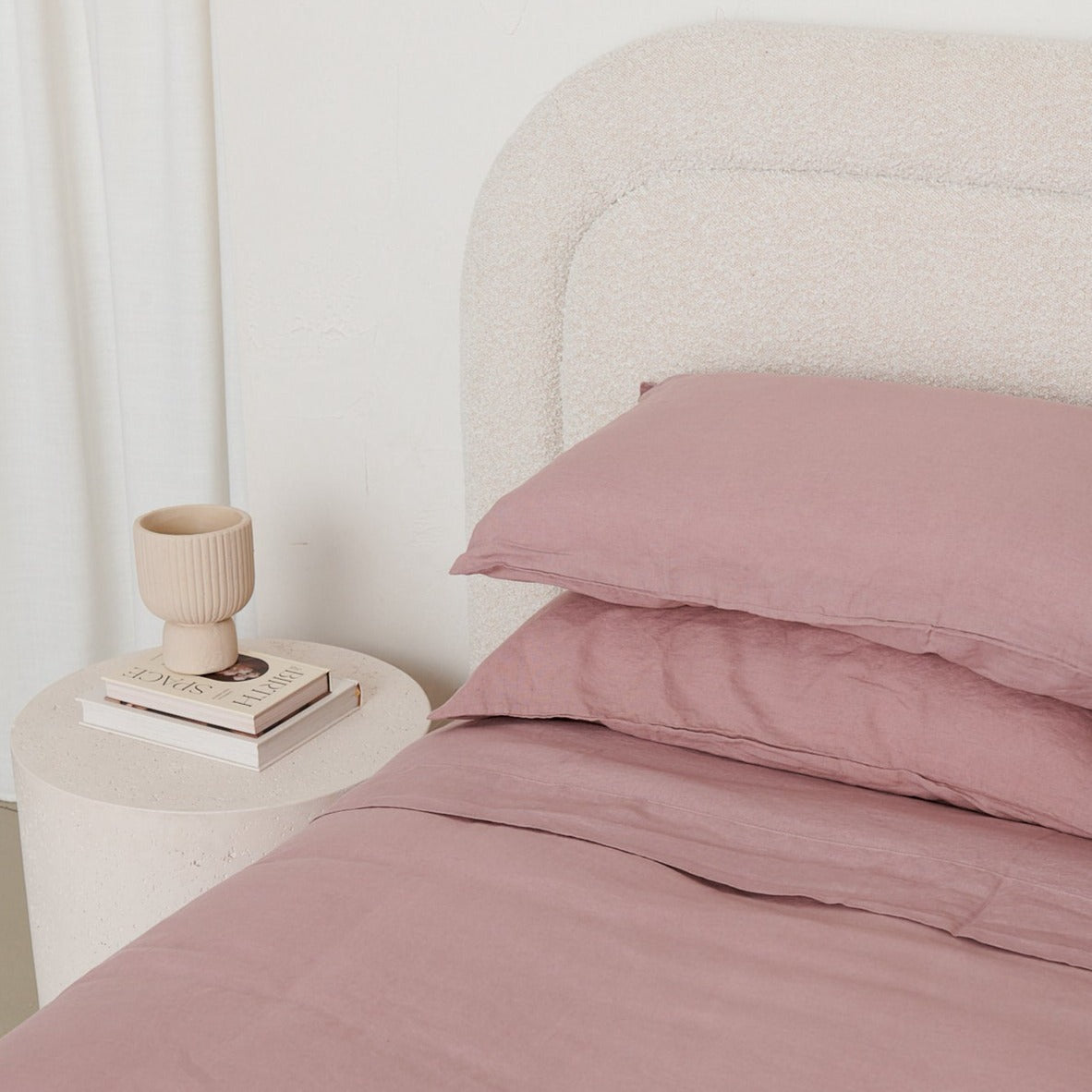 Dusty Pink Fitted Sheet