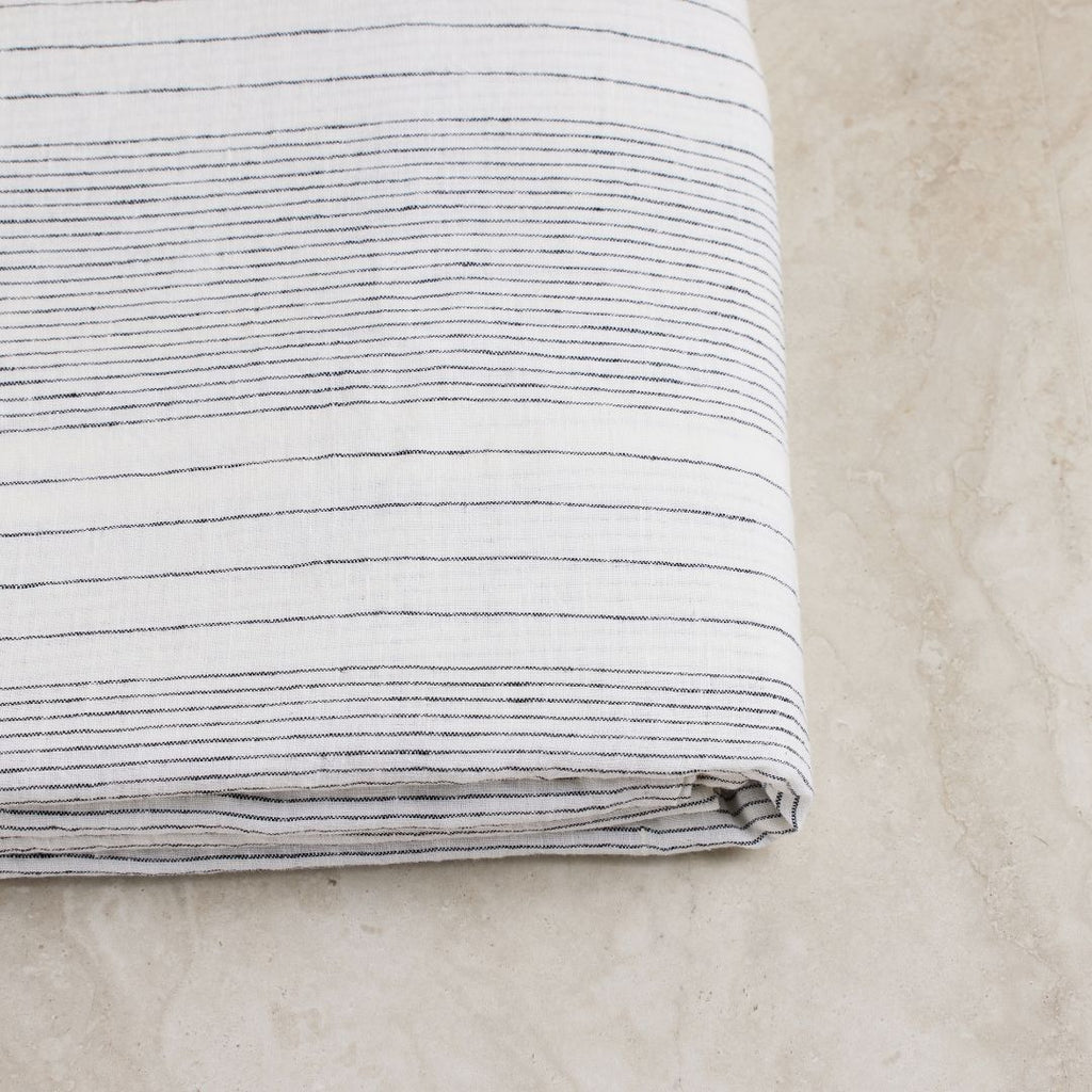 Ash Positano Striped Fitted Sheet