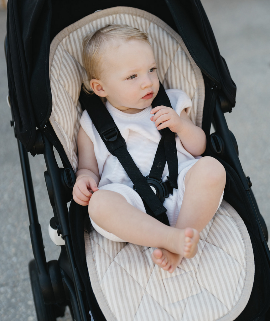 Linen top pram liner
