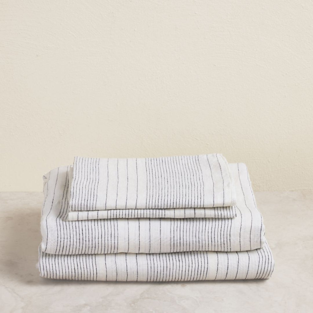 Ash Positano Striped Sheet Set