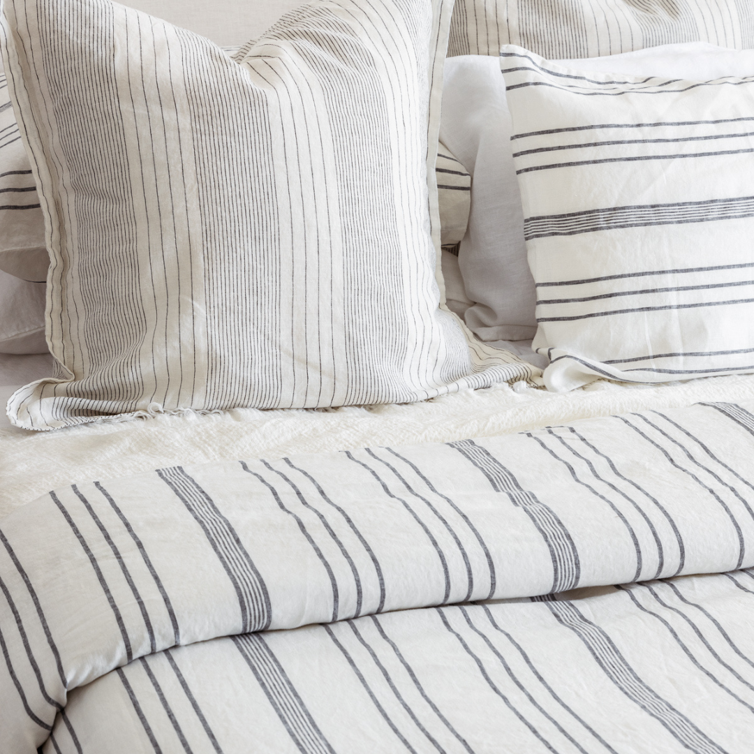 Blue Amalfi Striped Duvet Set