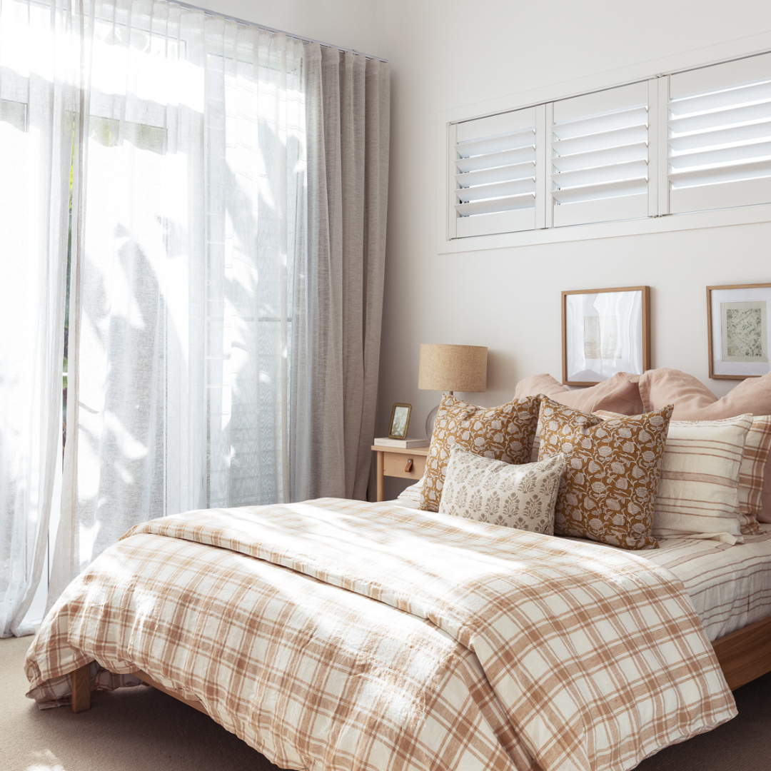 Sienna Amalfi Striped Flat Sheet