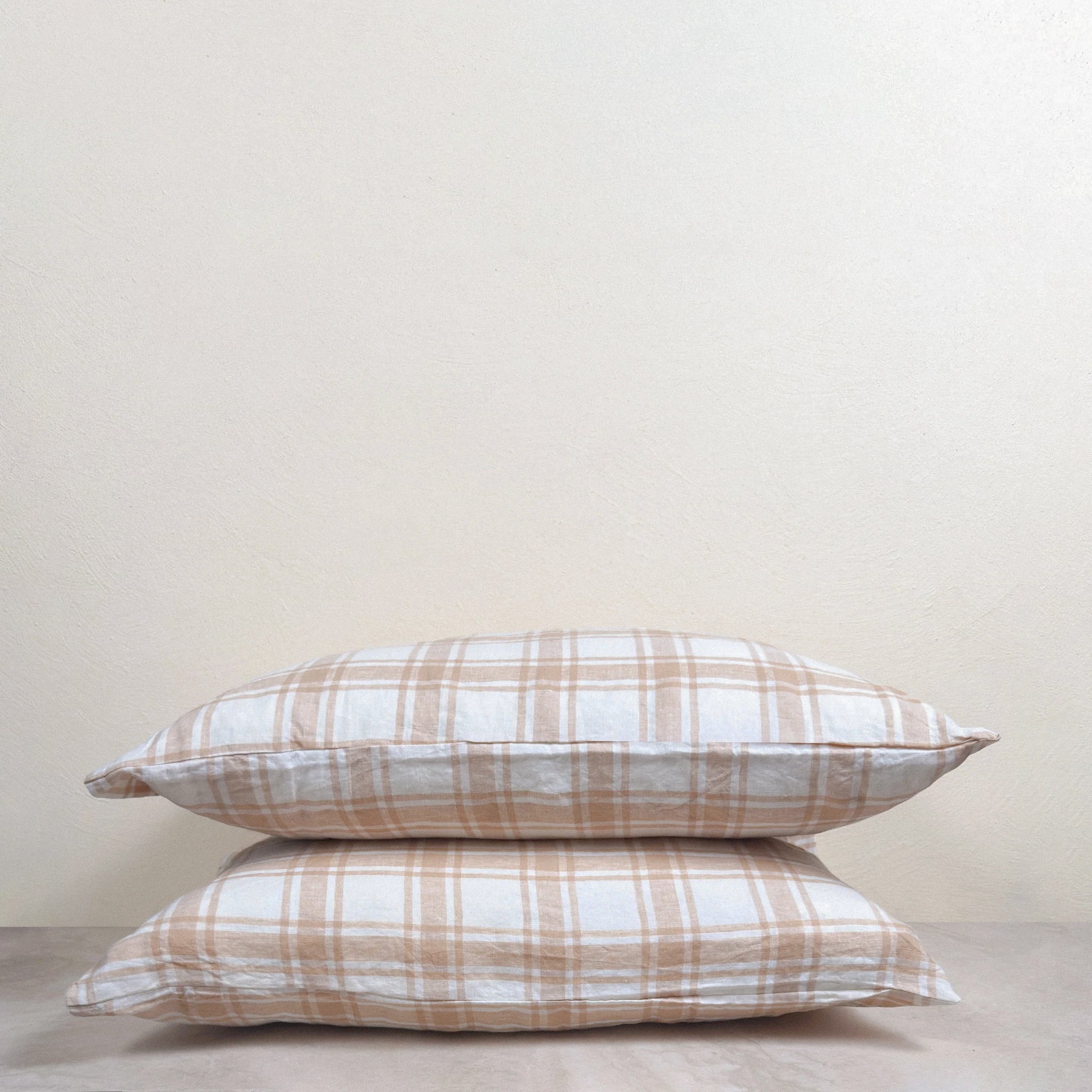 Cinnamon Country Plaid Duvet Set