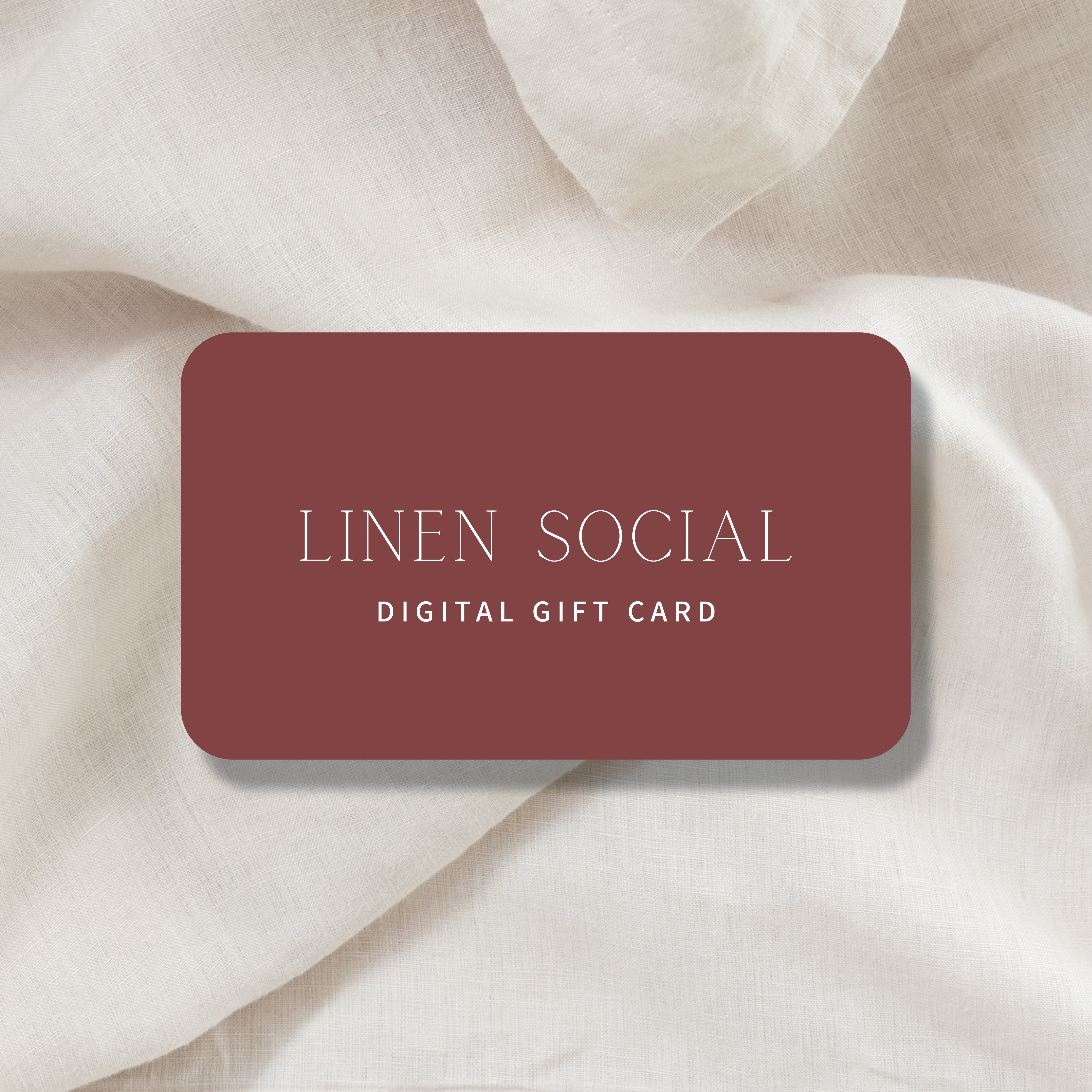 Linen Social Gift Card