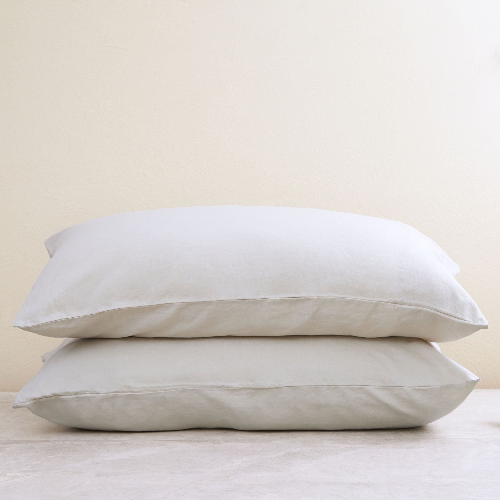Dove Grey King Linen Pillowcase (Set of 2)