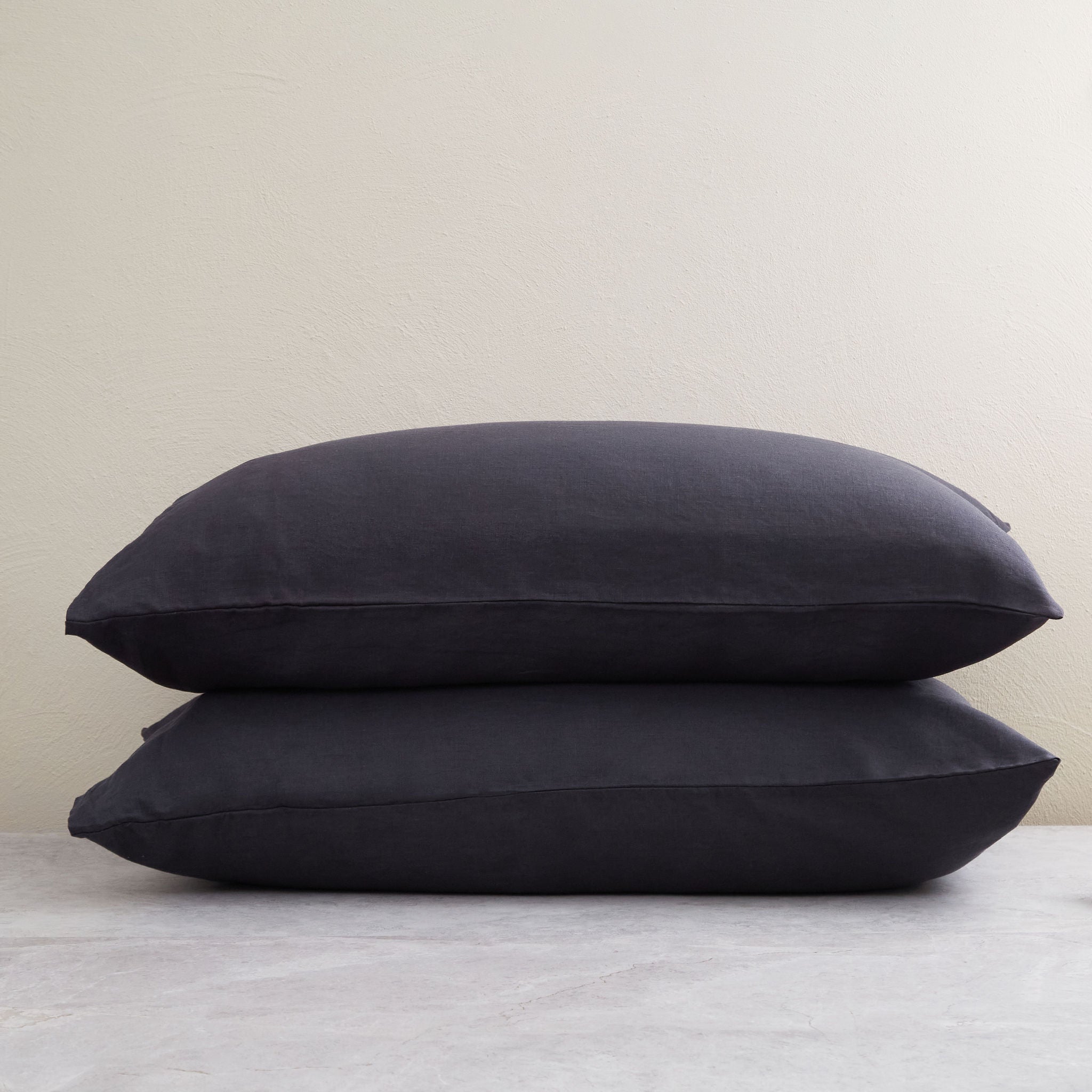 Charcoal King Linen Pillowcase (Set of 2)