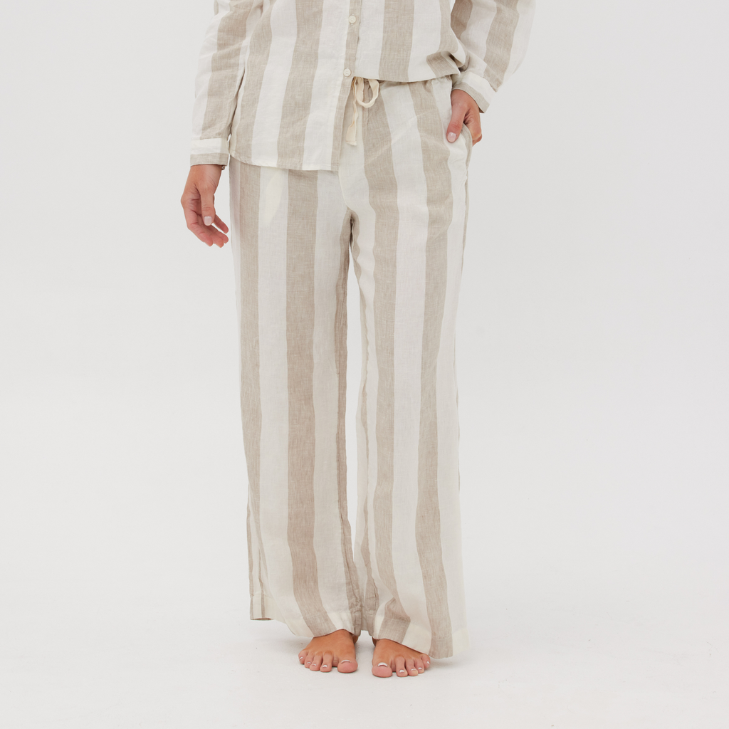 Striped Linen Pants
