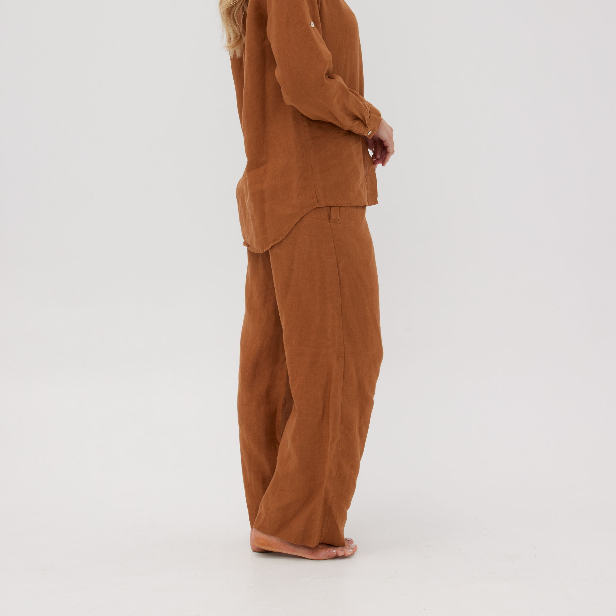 Sandalwood Linen PJ Pants