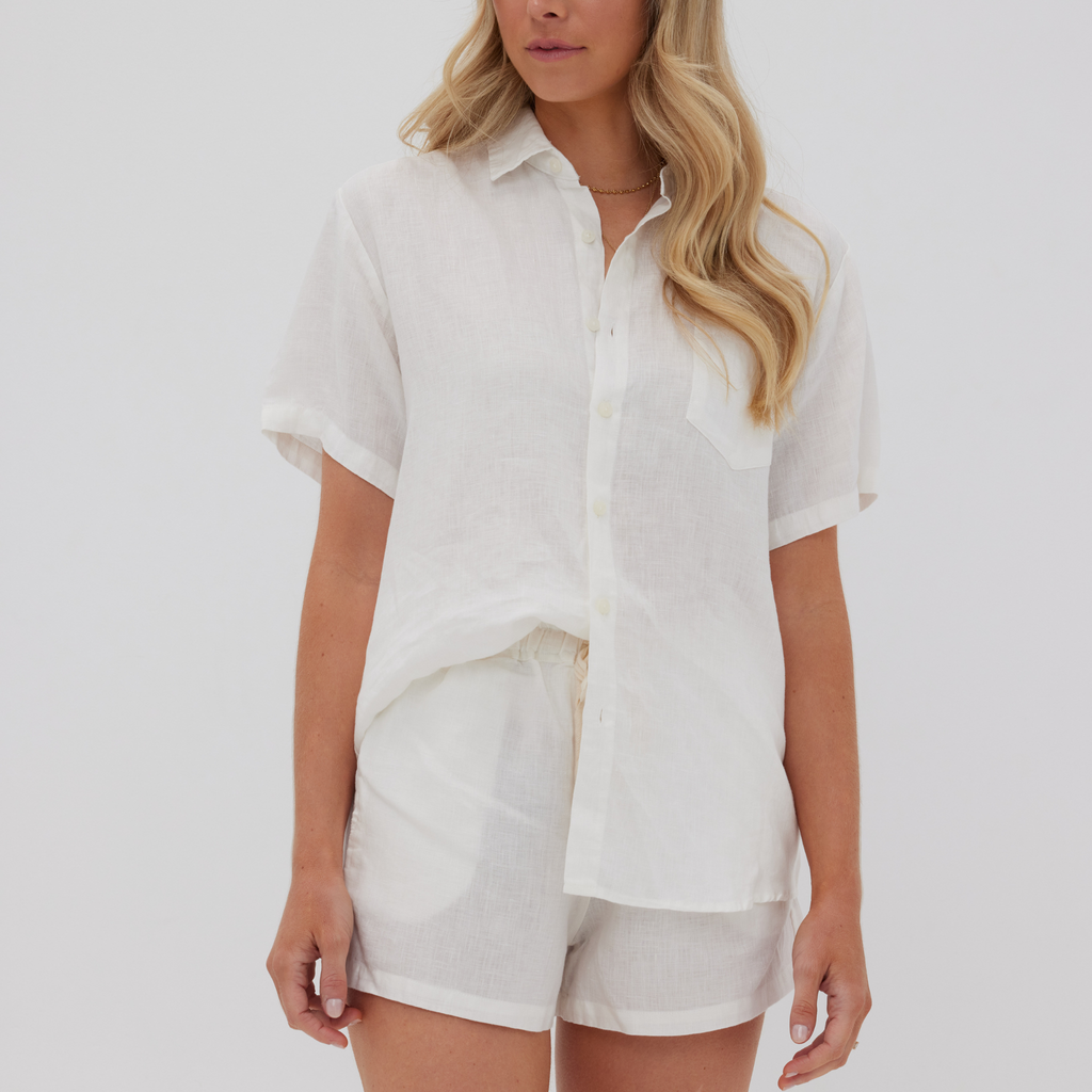 White Linen Womens Pjs
