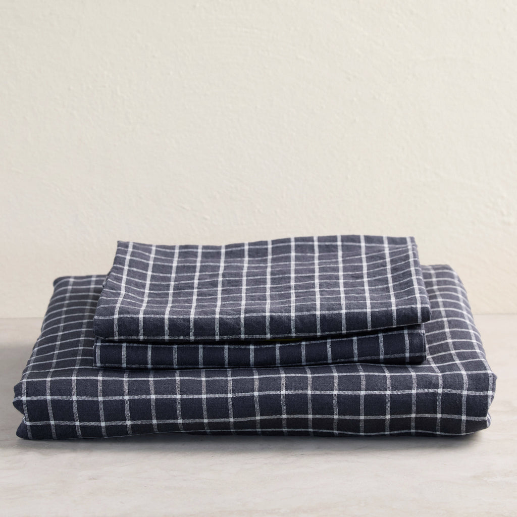 Midnight Check Duvet Set