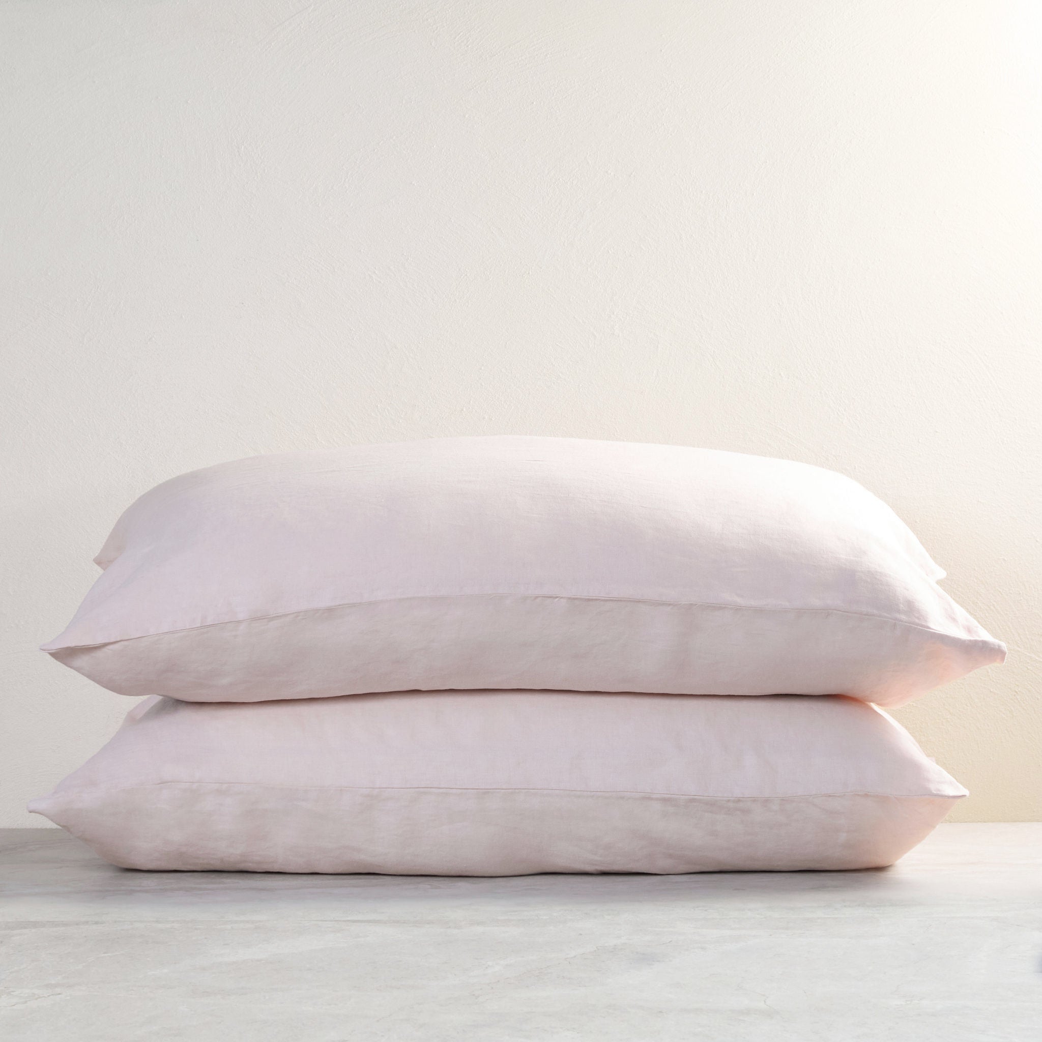 Blush King Linen Pillowcase (Set of 2)