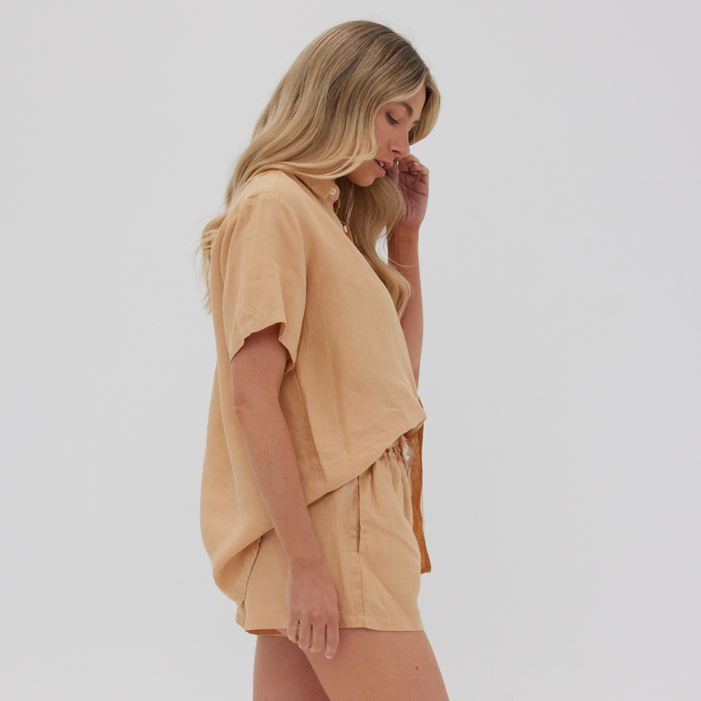 Linen Pyjama Shorts
