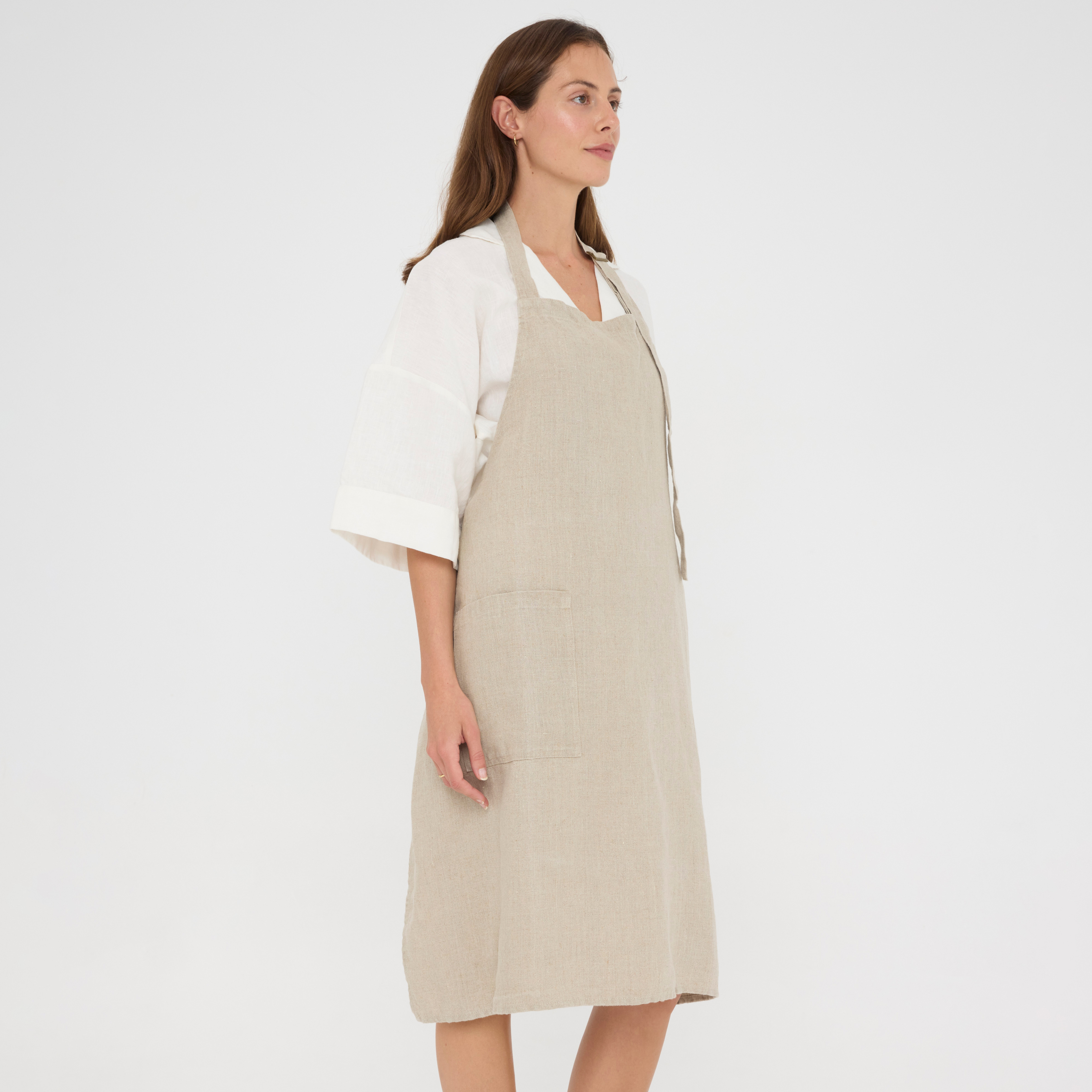 Natural Linen Apron