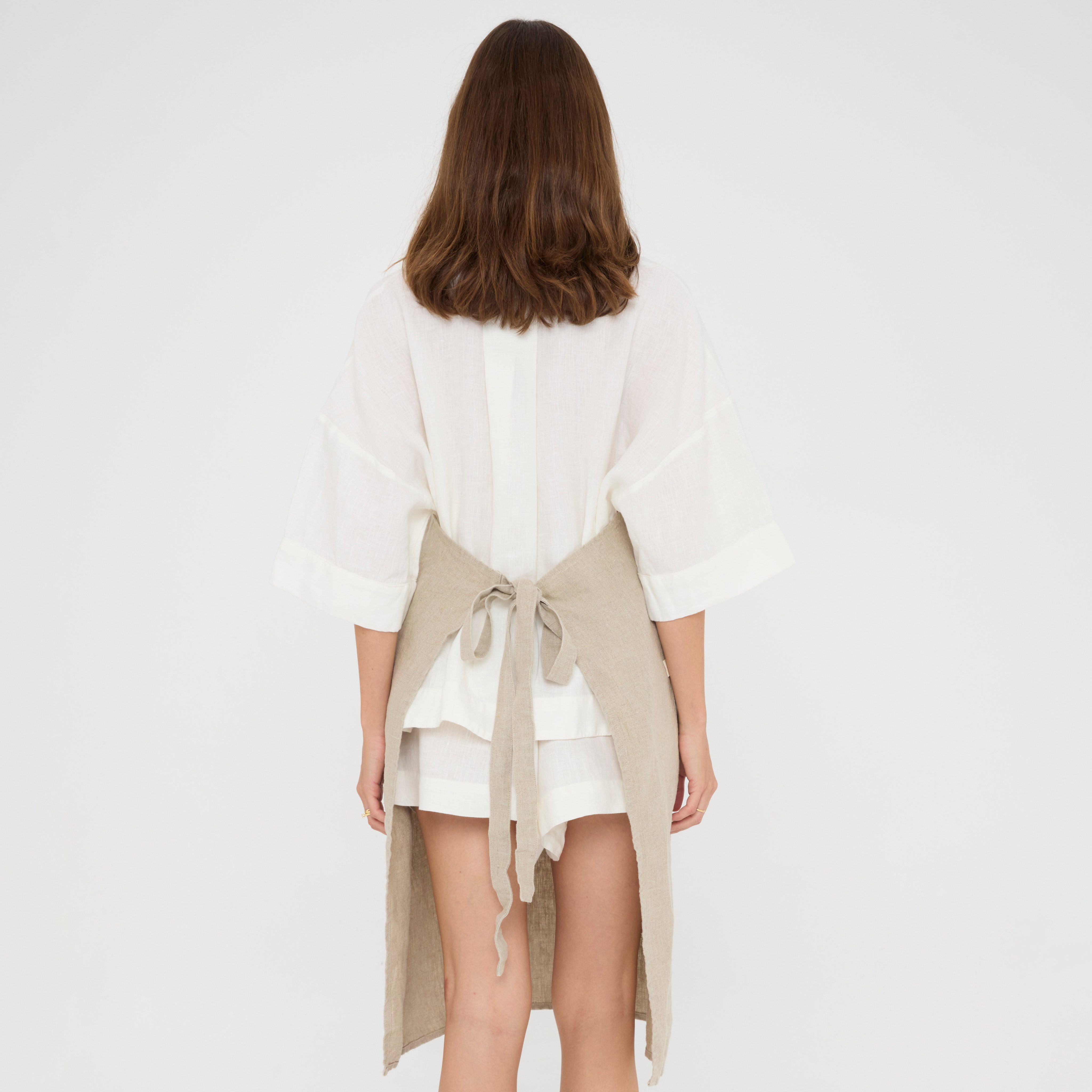 Natural Linen Apron