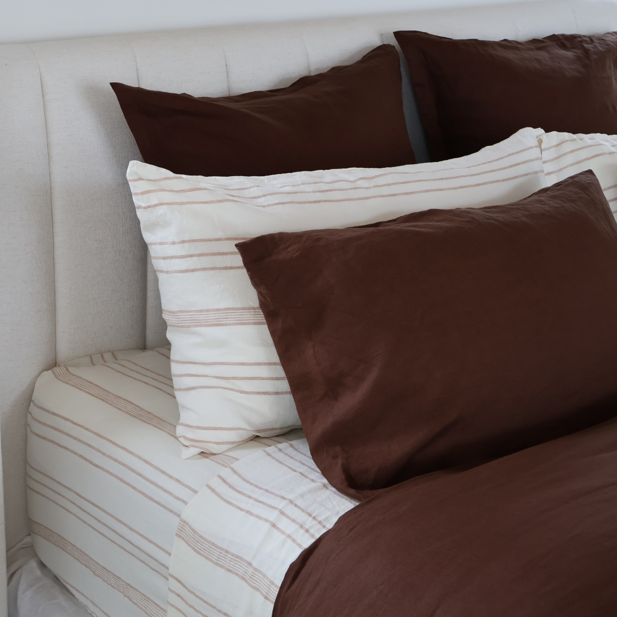 Chocolate European Pillowcase (Set of 2)