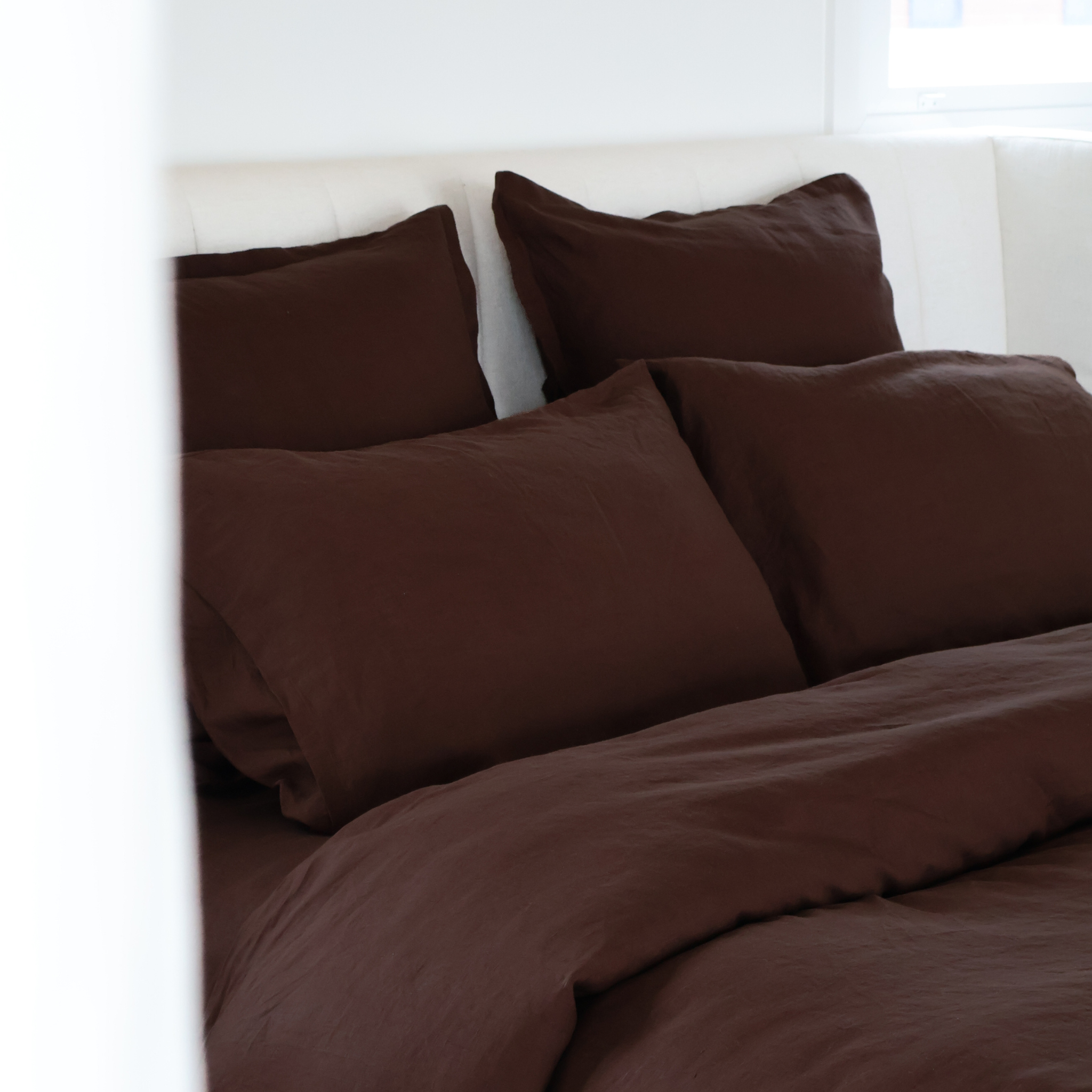 Chocolate European Pillowcase (Set of 2)