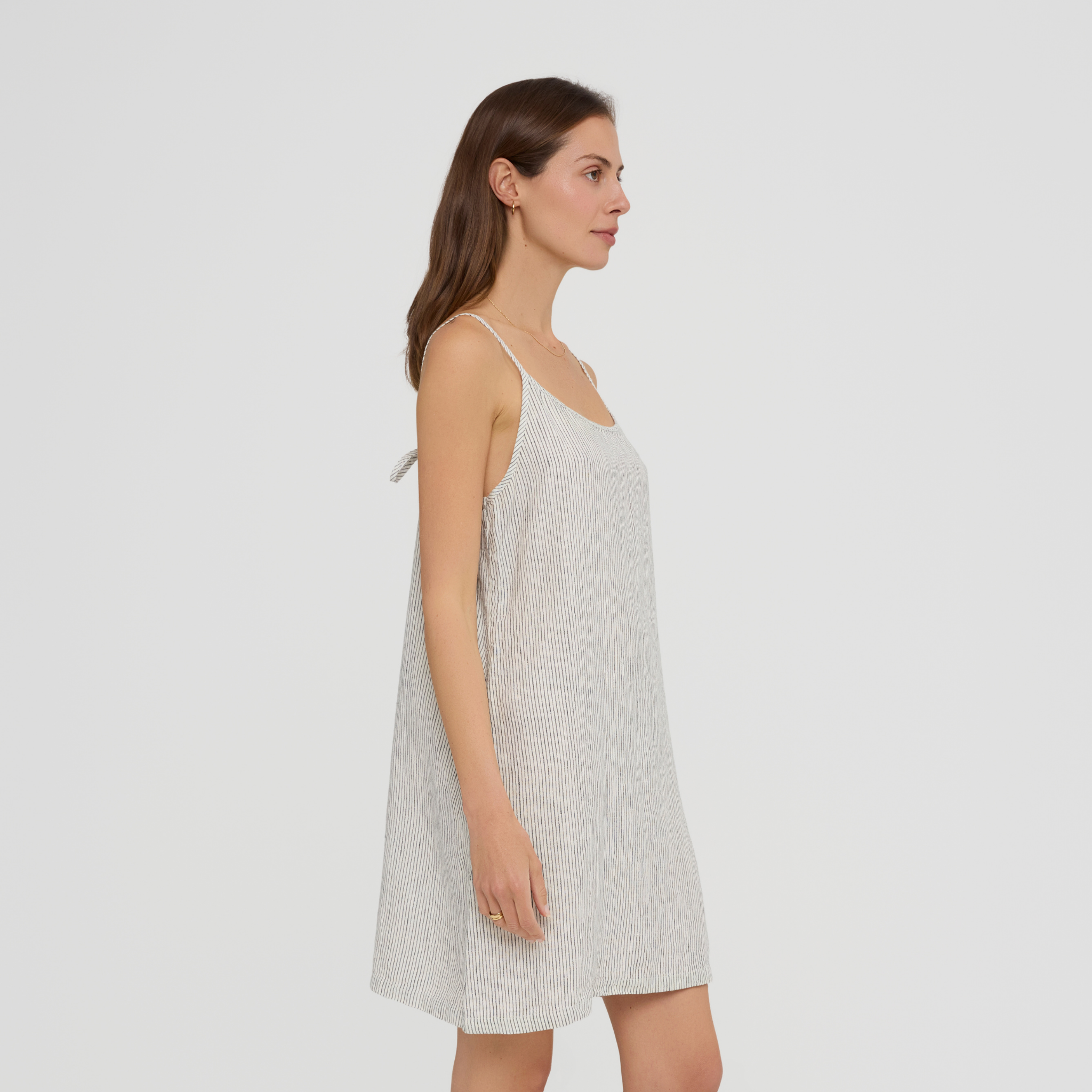 Natural fibre sleep dress – 100% linen pyjama