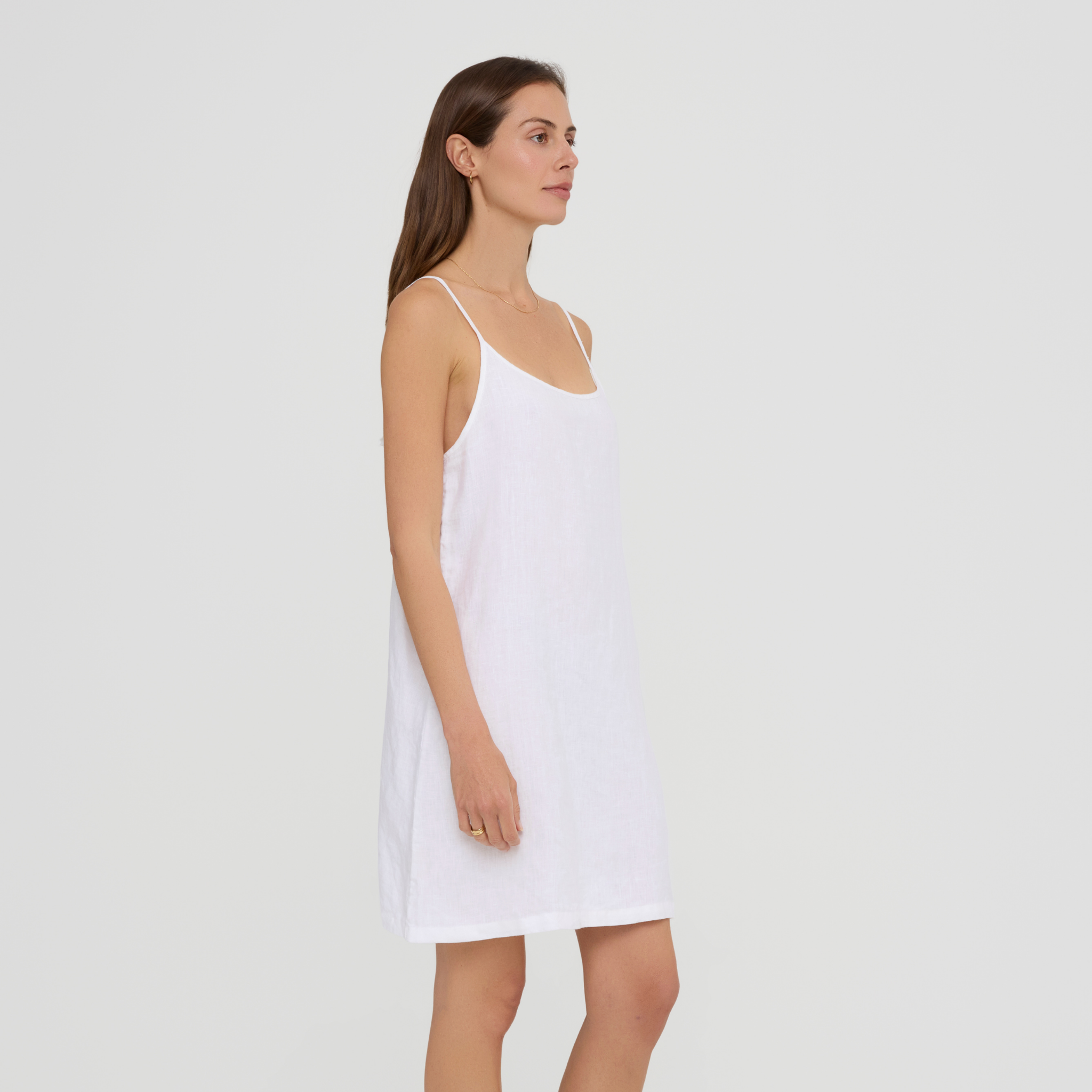Natural fibre sleep dress – 100% linen pyjama