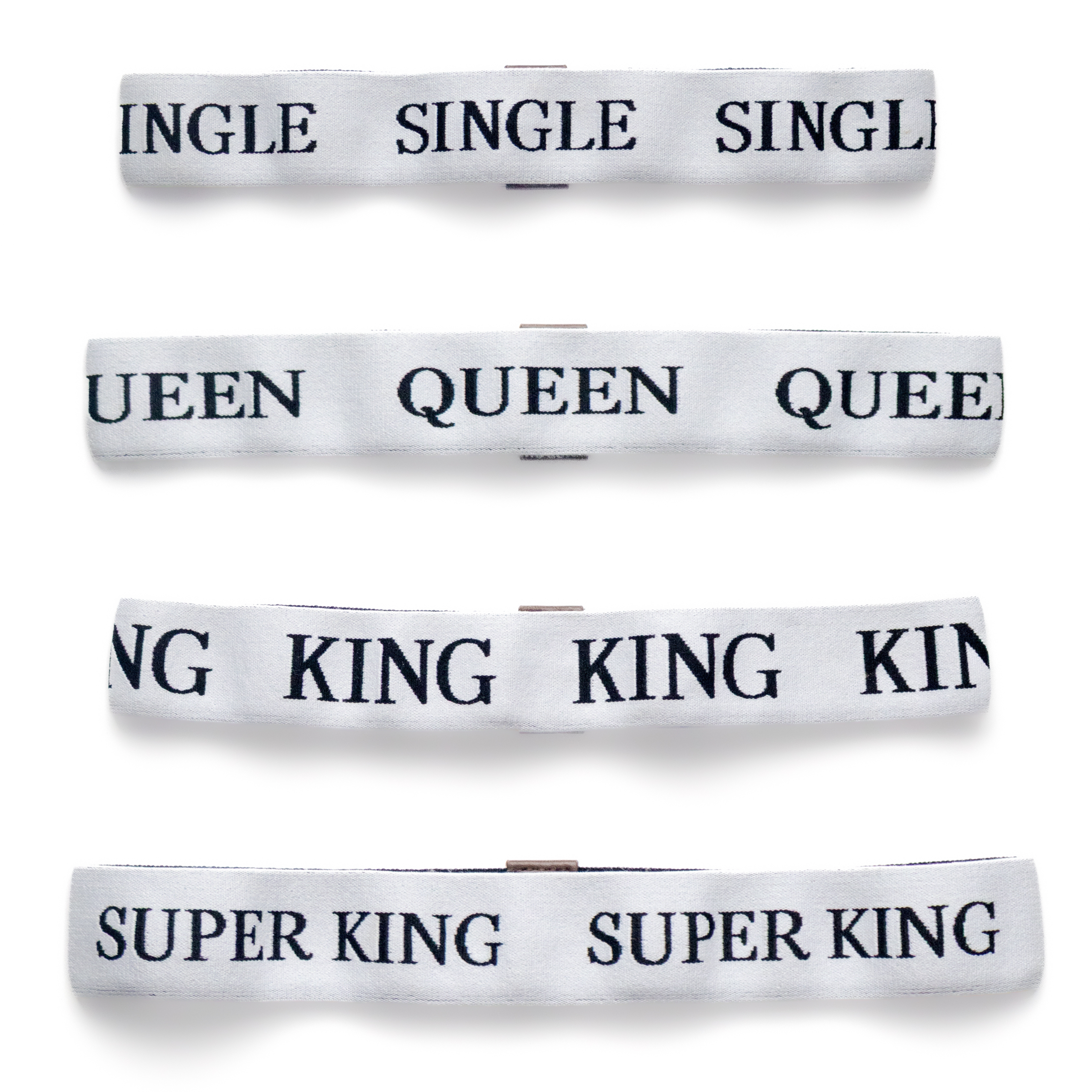 Linen Bedding Organiser Storage Bands - Set of 4