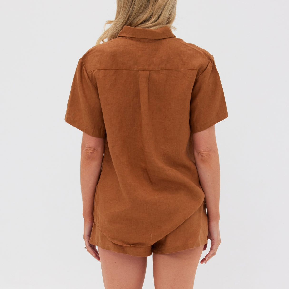 Sandalwood Linen Pyjama Short