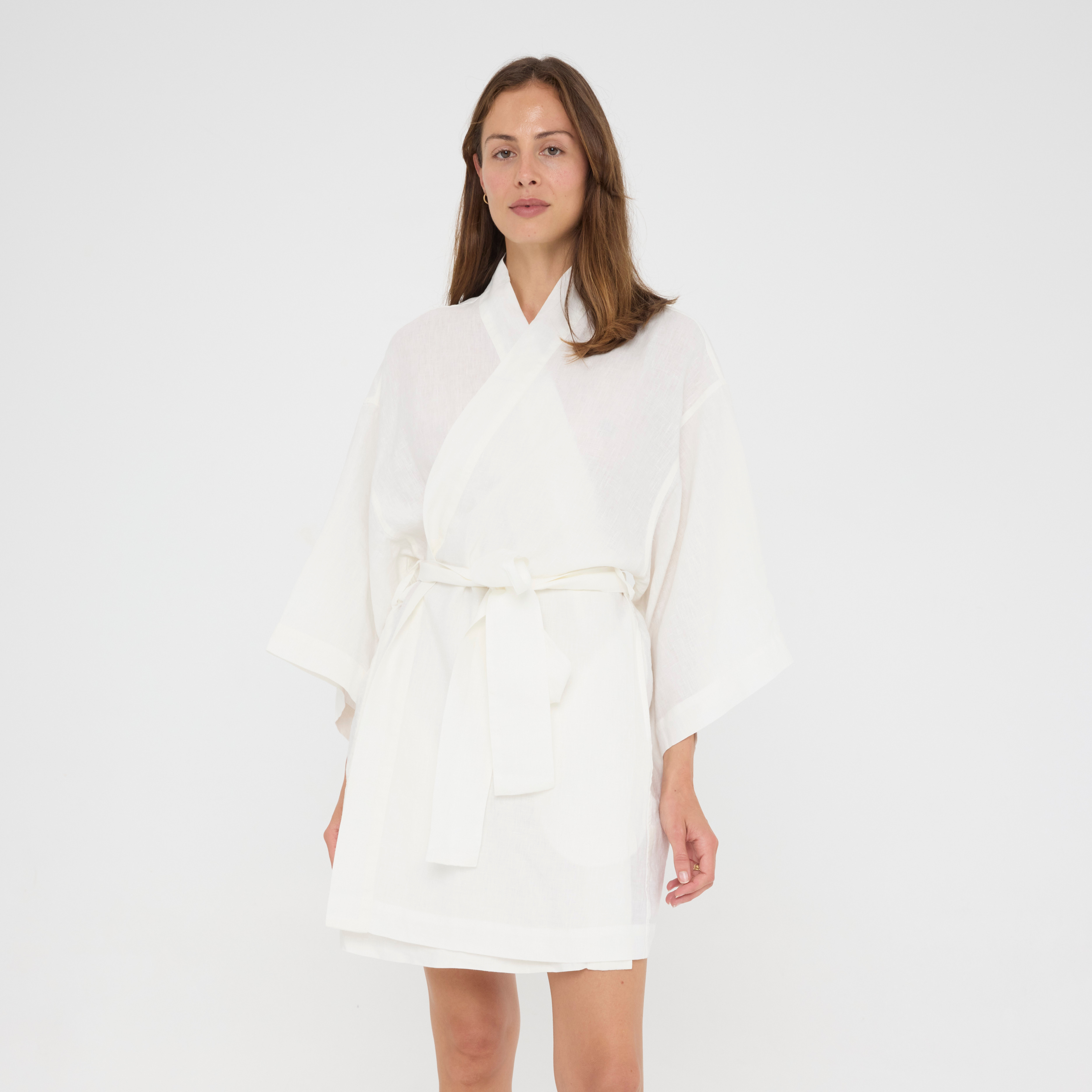 White Short Robe