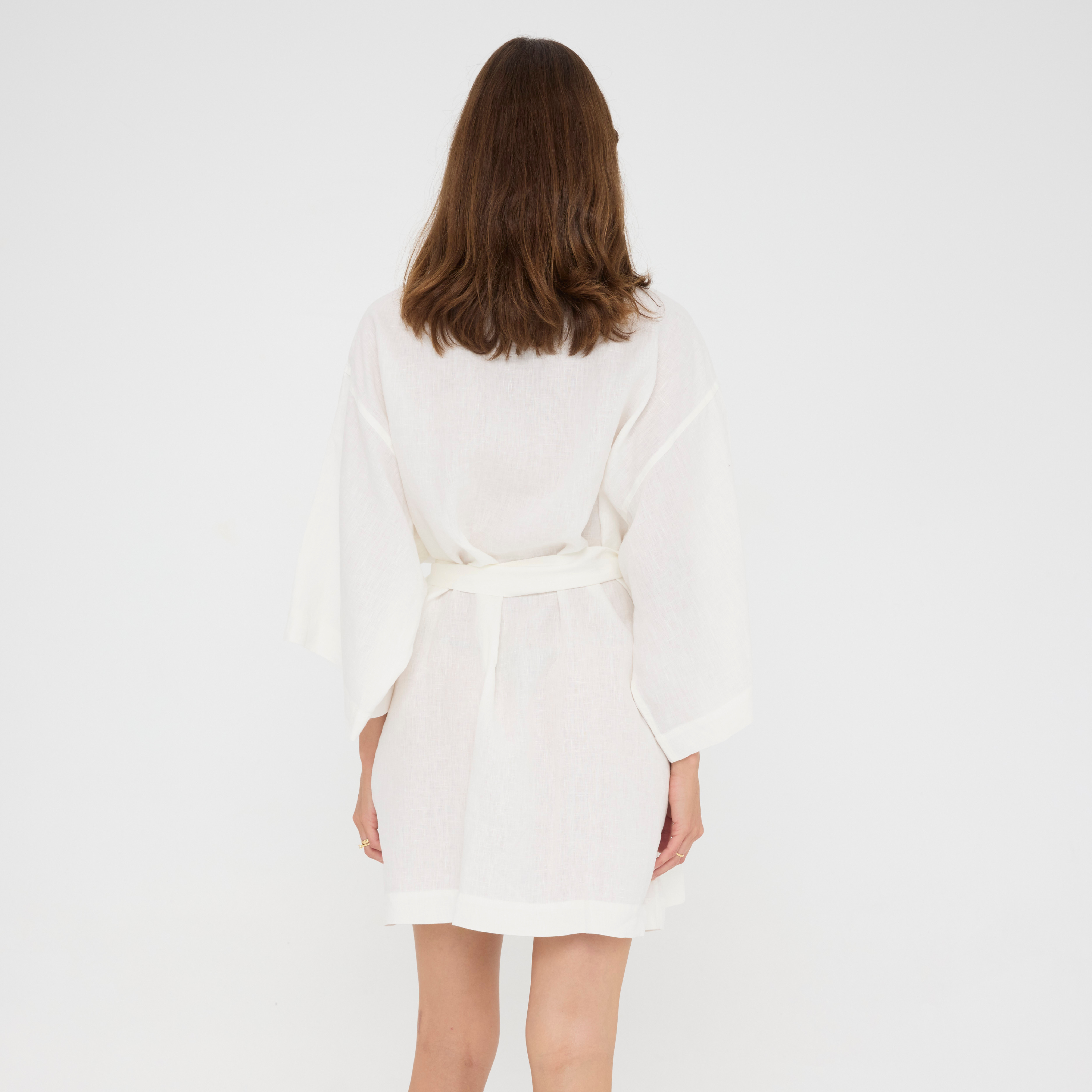 White Short Robe