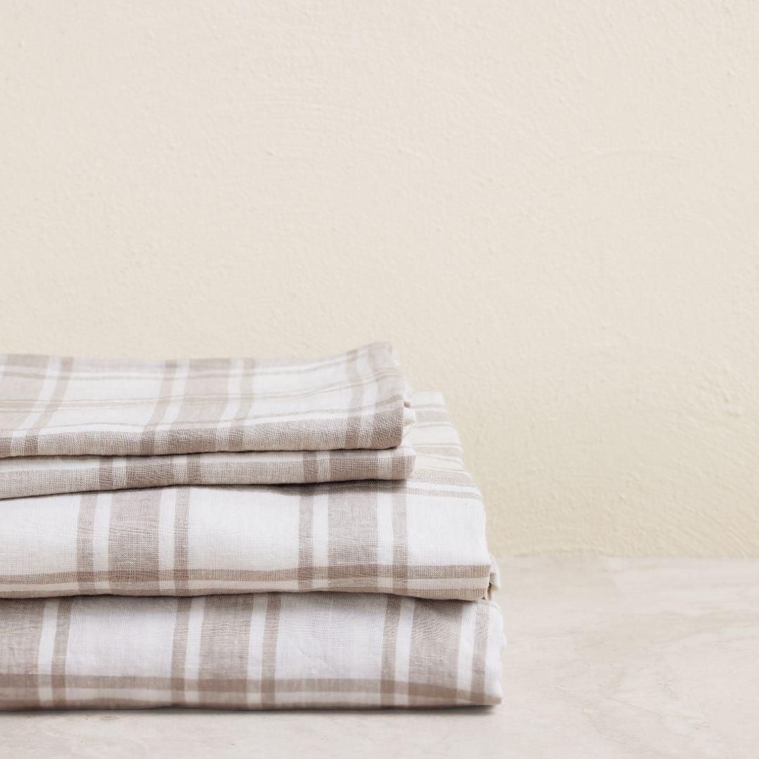 Milk And Honey Country Plaid Sheet Set