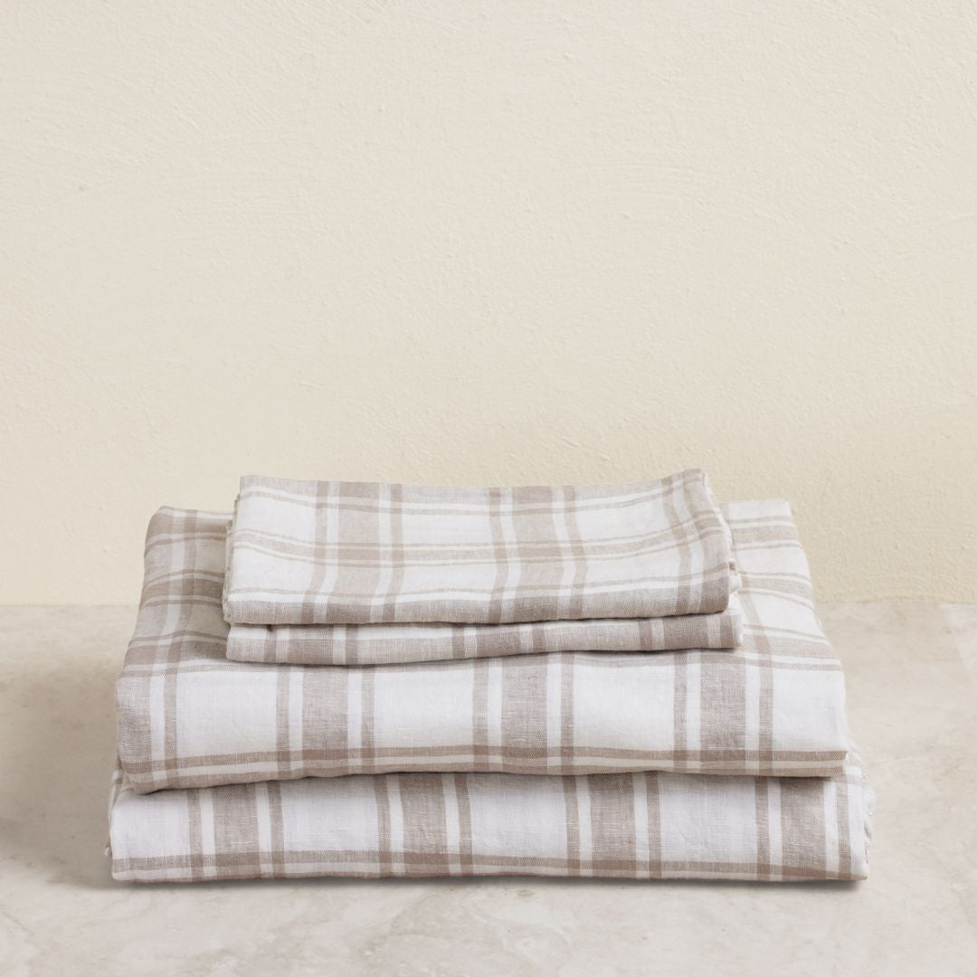 Milk And Honey Country Plaid Sheet Set