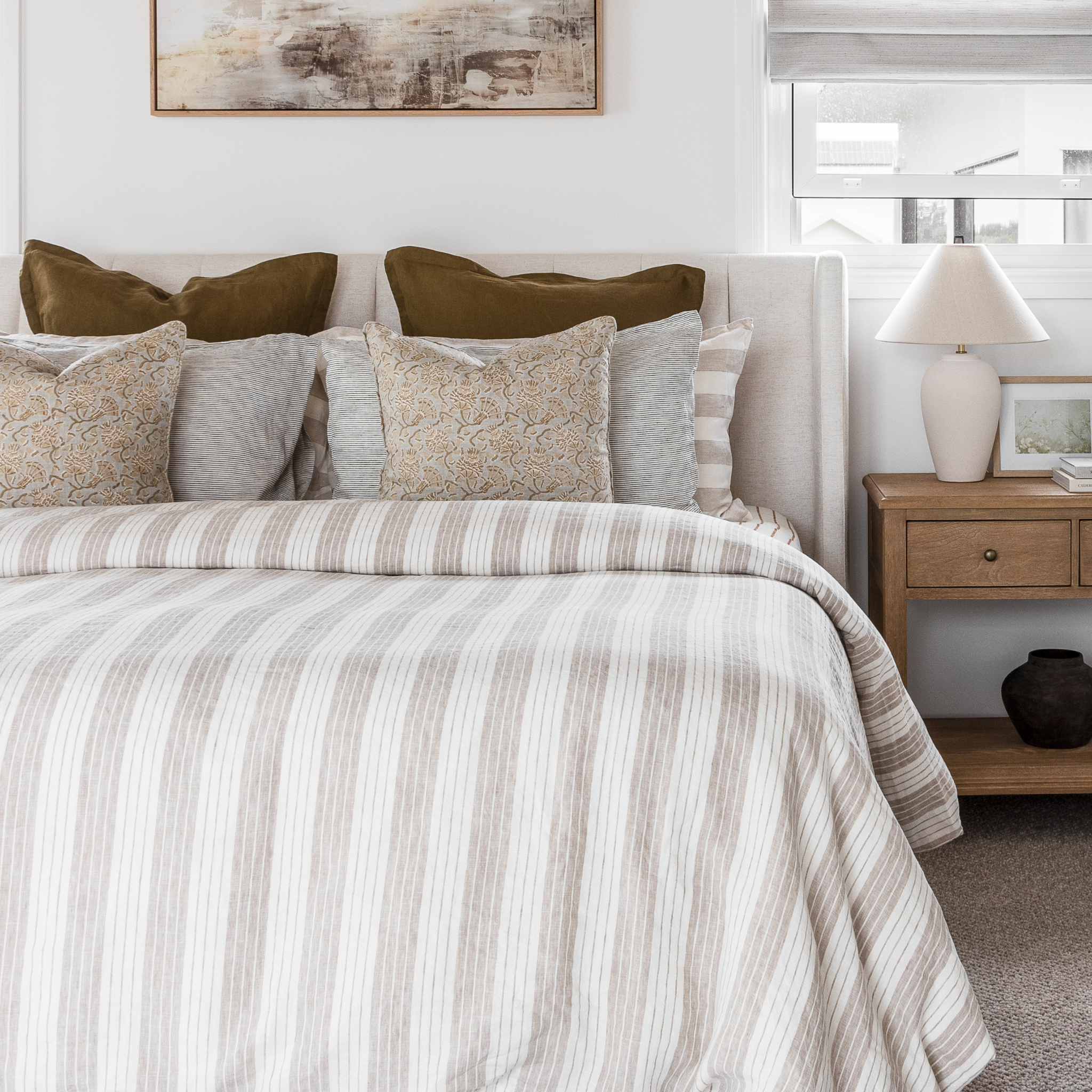 Milk & Honey Chester Stripe Bedding