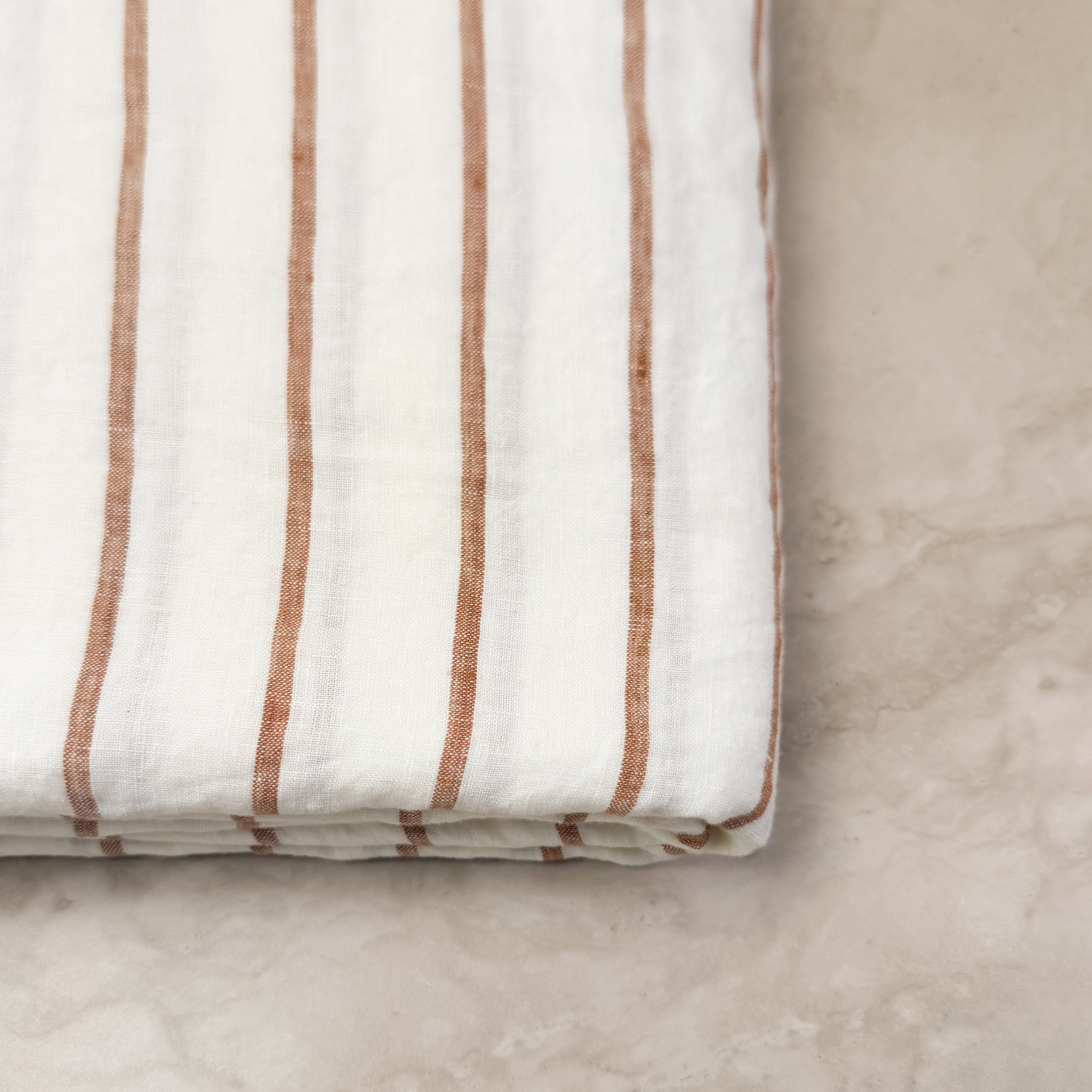 Striped Linen Bedding