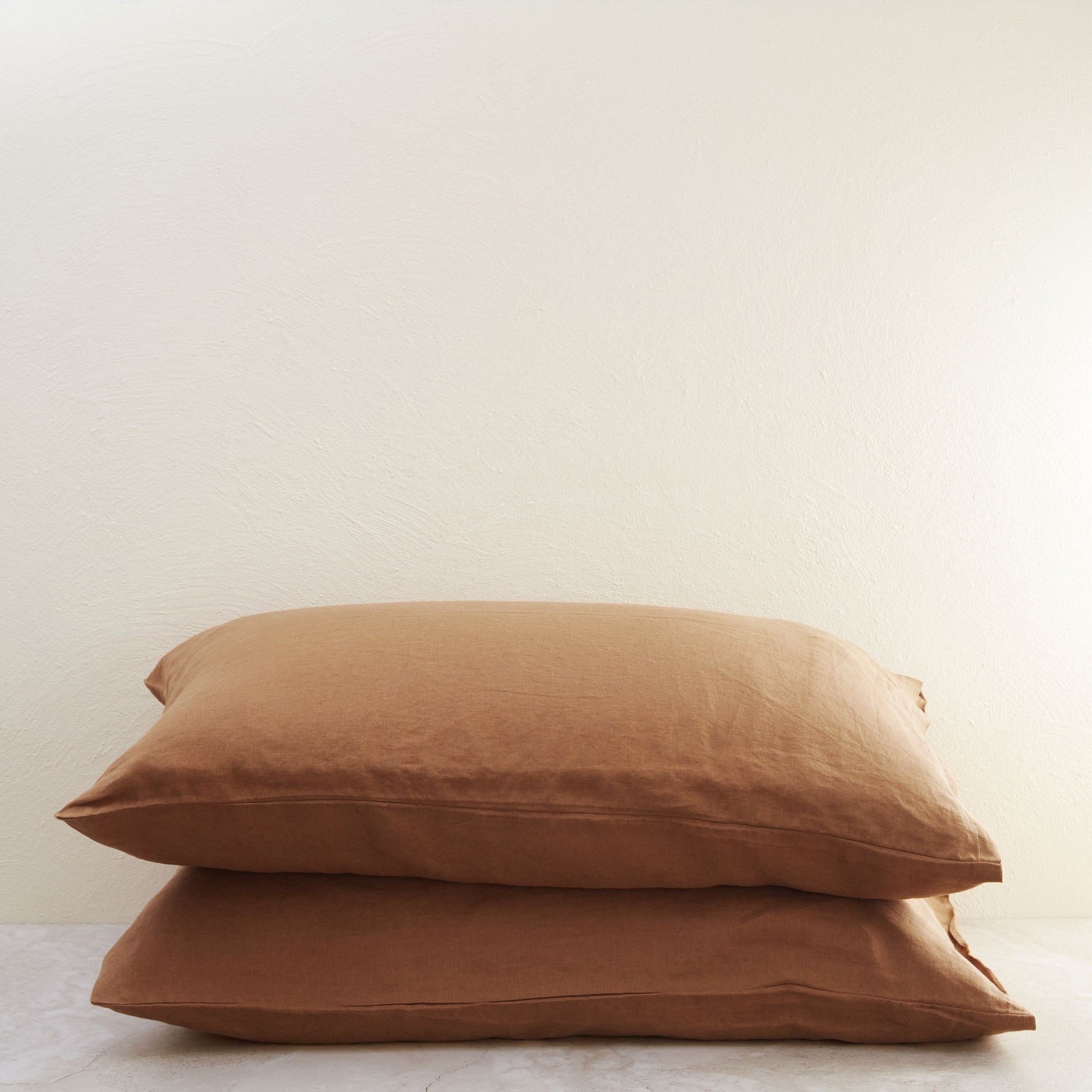 Sandalwood Standard Linen Pillowcase (Set of 2)