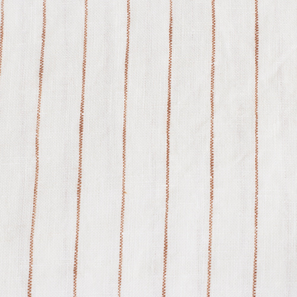 Sandalwood Pencil Striped Flat Sheet