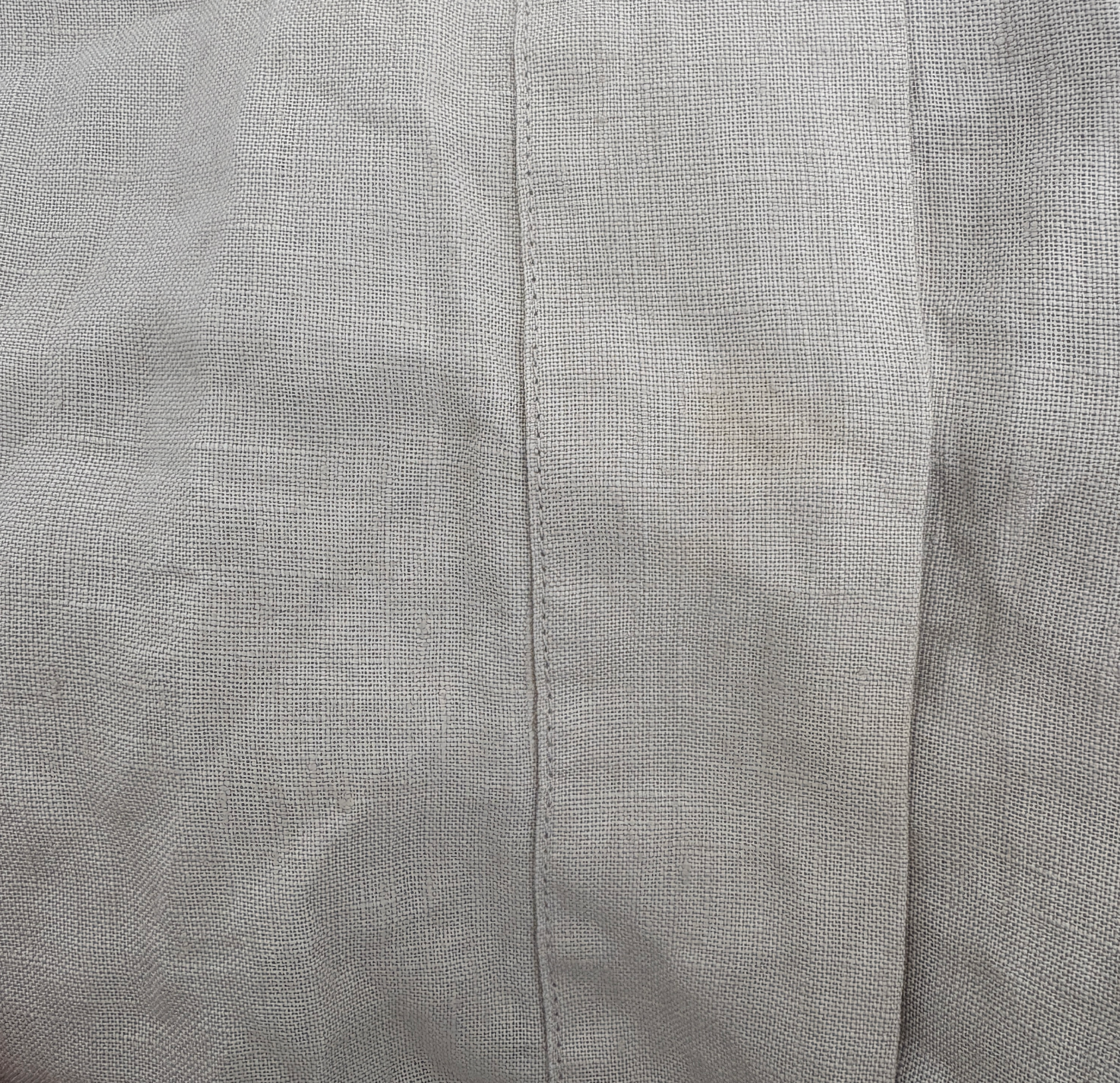 Dove Grey Linen Robe - I'm Not Perfect!