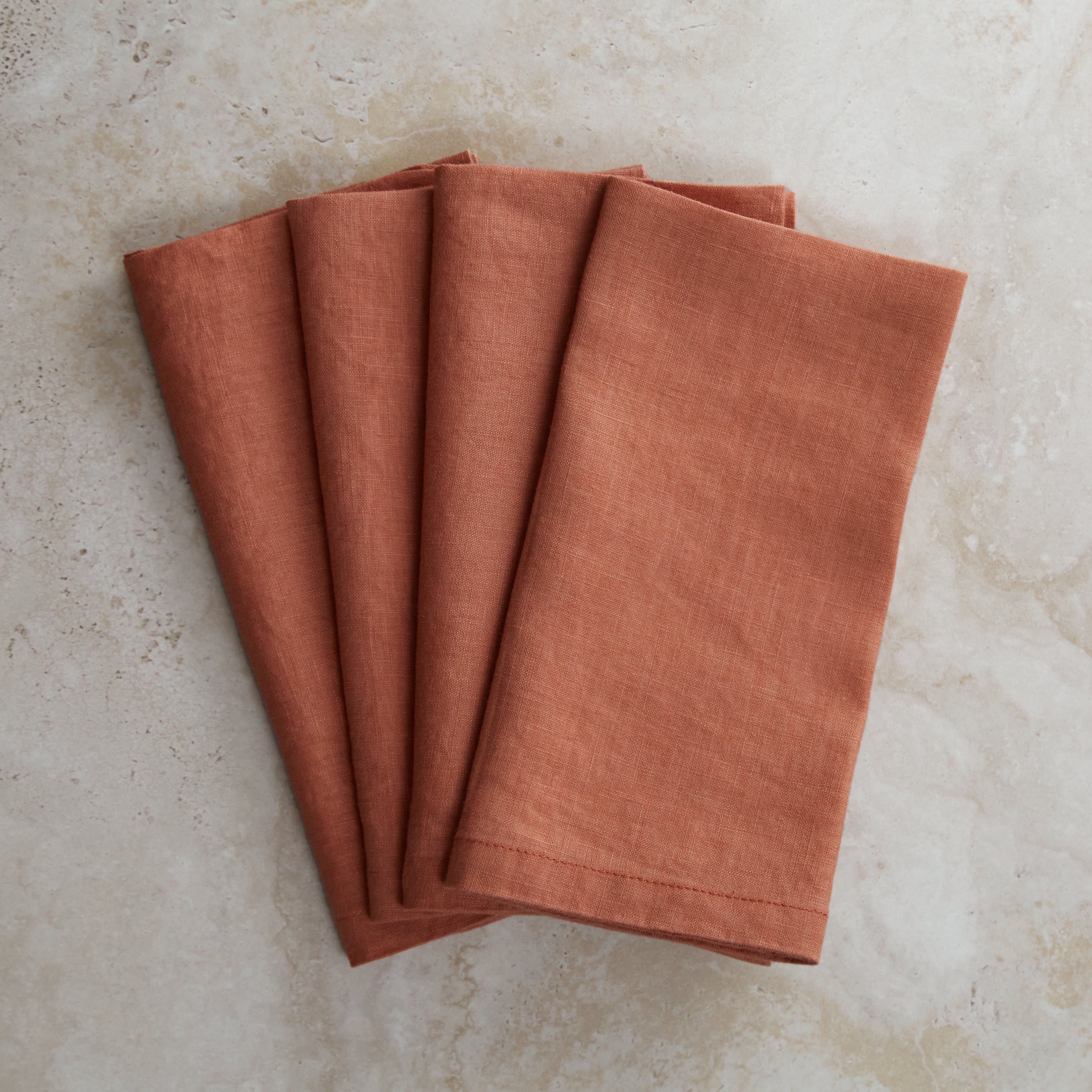 Terracotta Linen Napkin