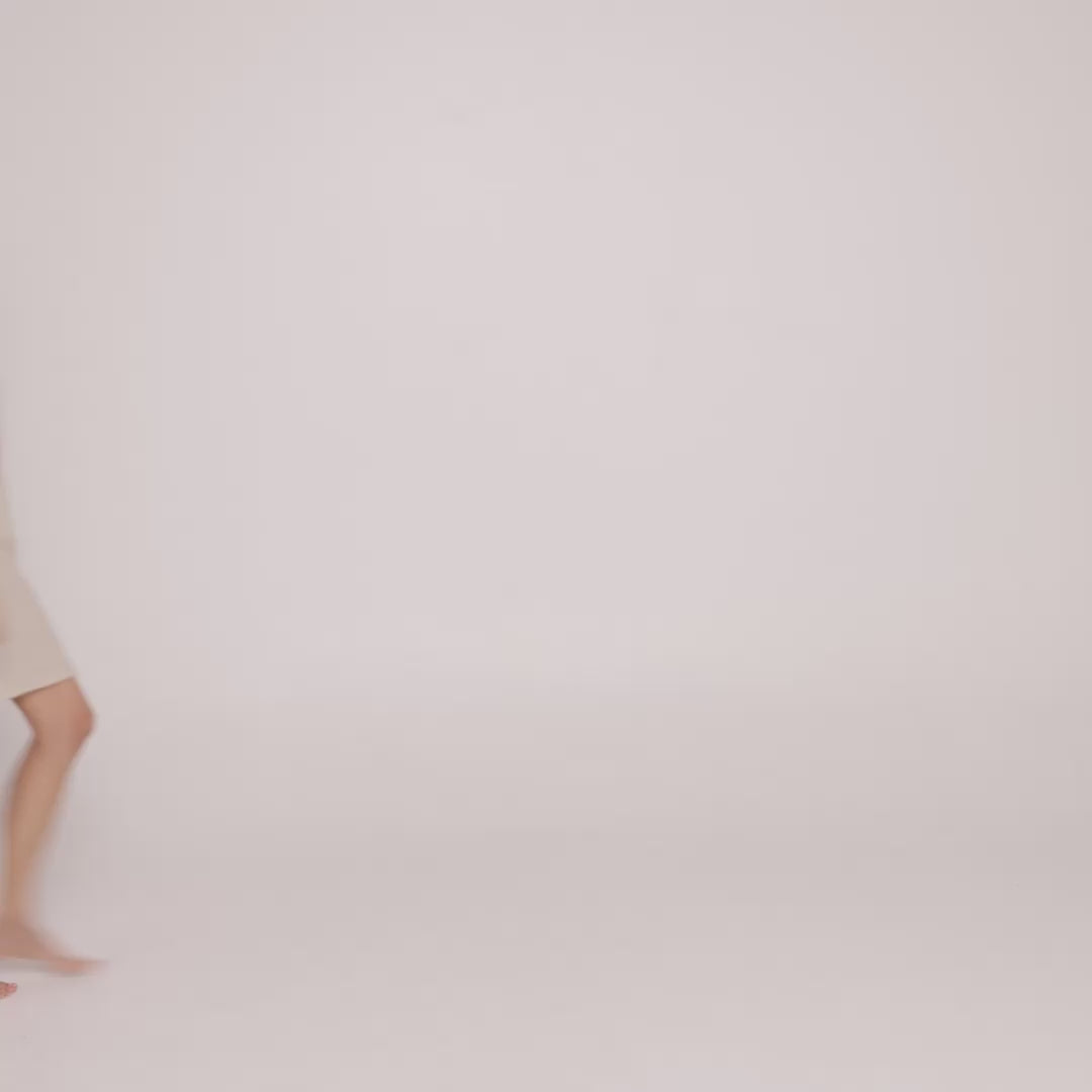Neutral Linen Slip Dress