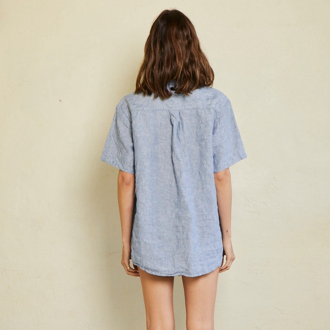 Soft Denim Linen Pyjama Set