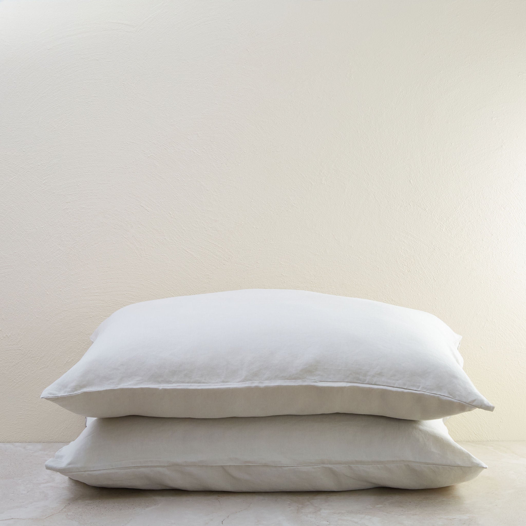 Dove Grey Standard Linen Pillowcase