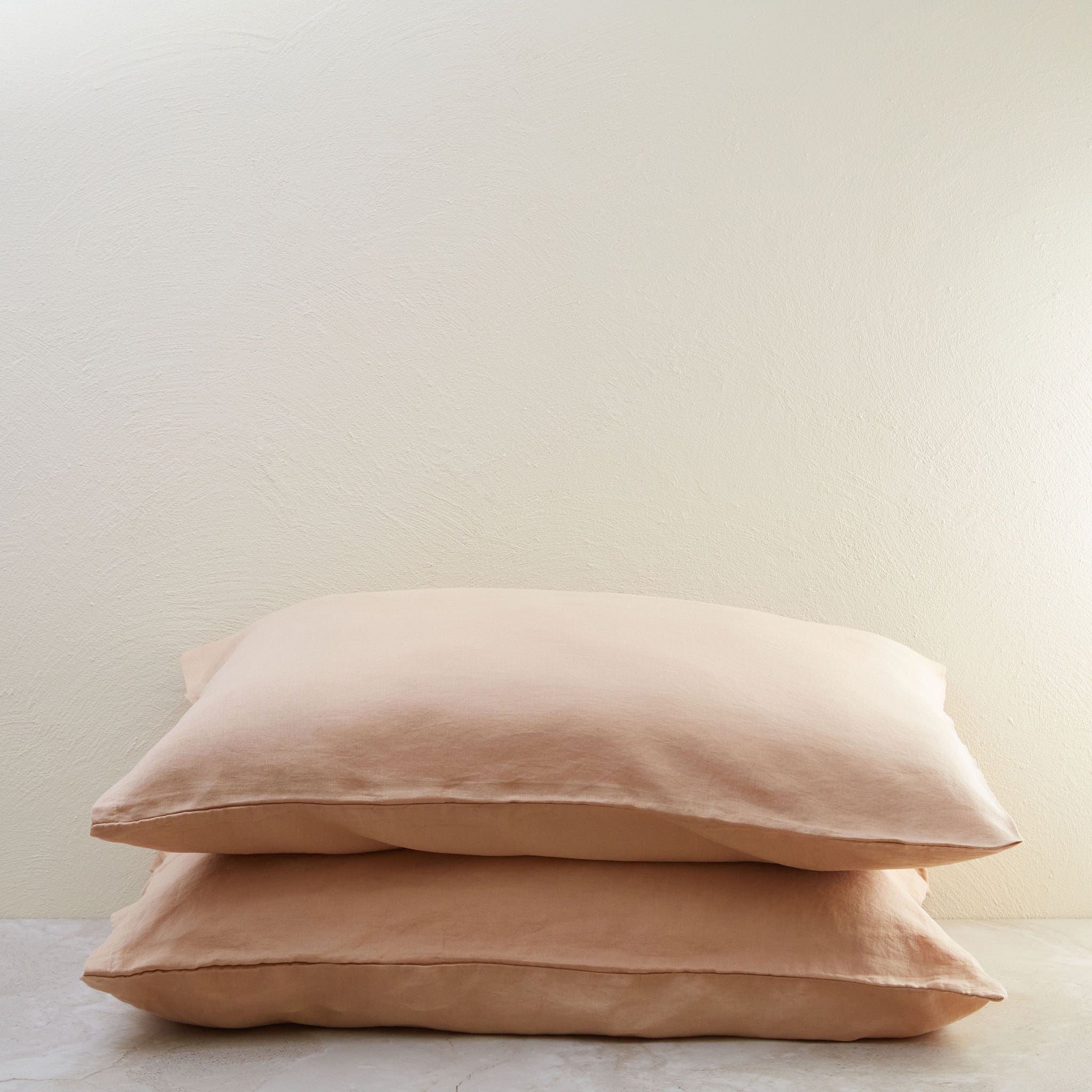 Fawn Standard Linen Pillowcase
