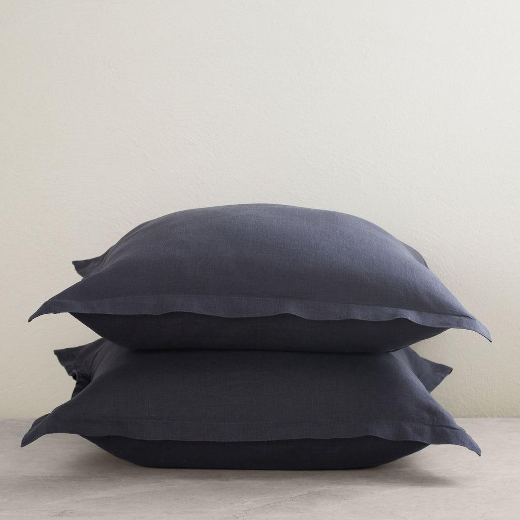 Charcoal European Pillowcase (Set of 2)