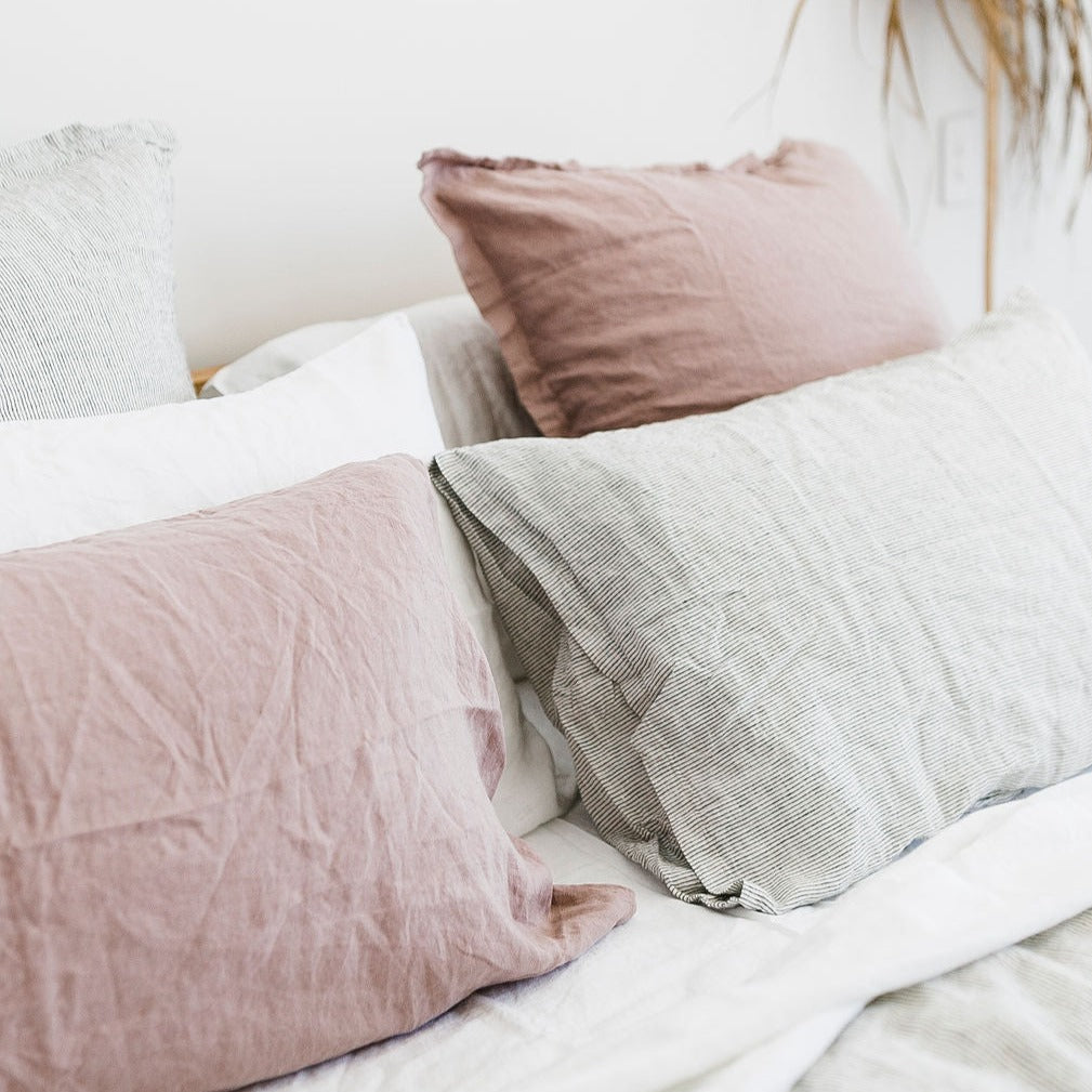 Linen Stripe Pillowcase