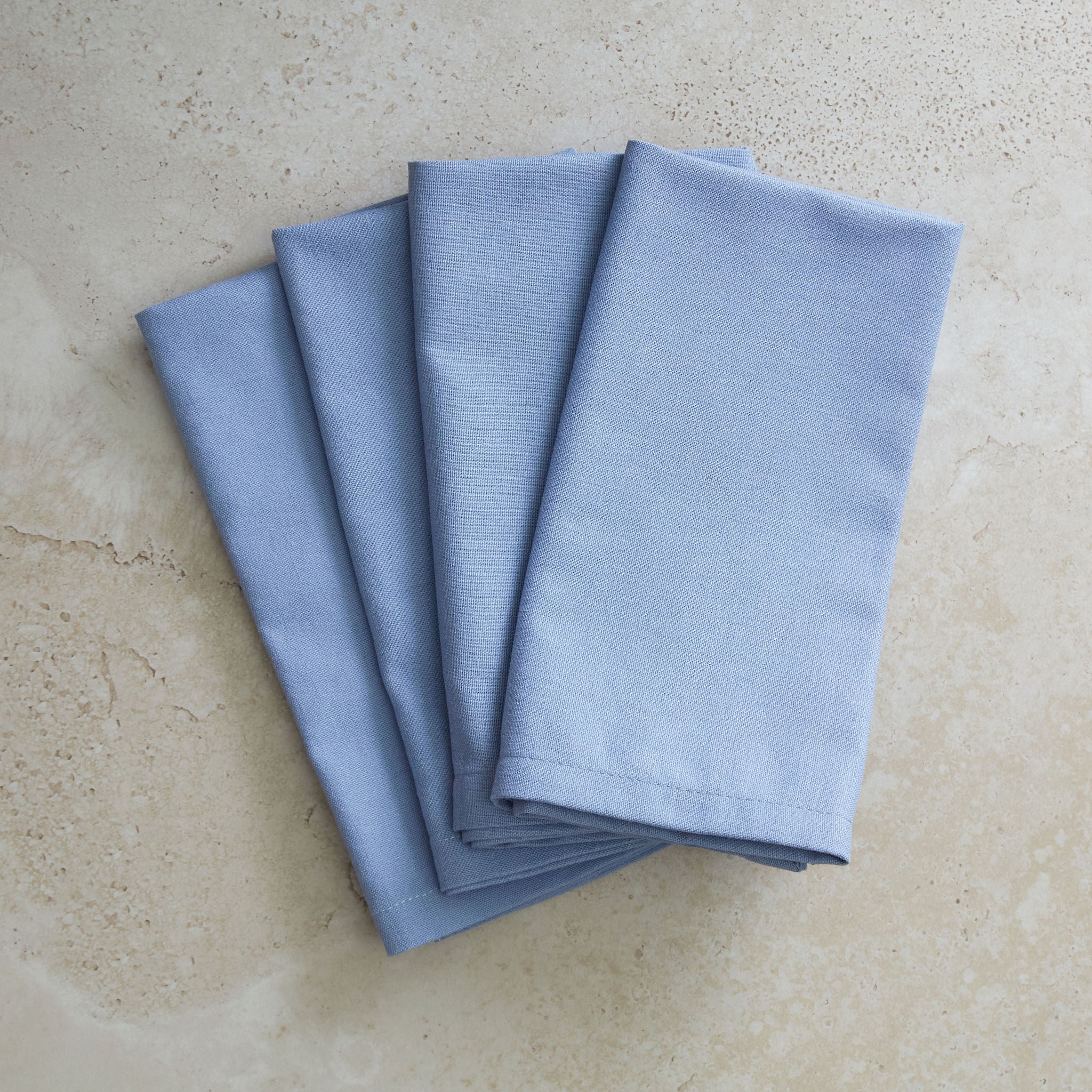 Steel Blue Cotton Linen Napkin
